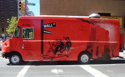 Wall Street Burger Van